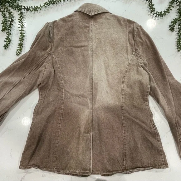 Vintage Newport News Jeanology Collection Nutmeg Denim Jean Jacket - Picture 3 of 8